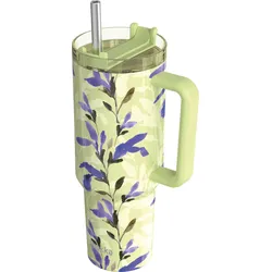 Quokka Stream Thermobecher mit Strohhalm, 1,2 l, Matcha