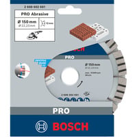 PRO Abrasive Diamanttrennscheibe, Ø 150mm Bohrung 22,23mm