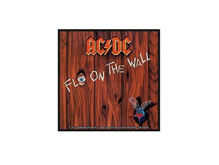 AC/DC Fly ON The Wall Patch/Aufnäher, Zwart, One size