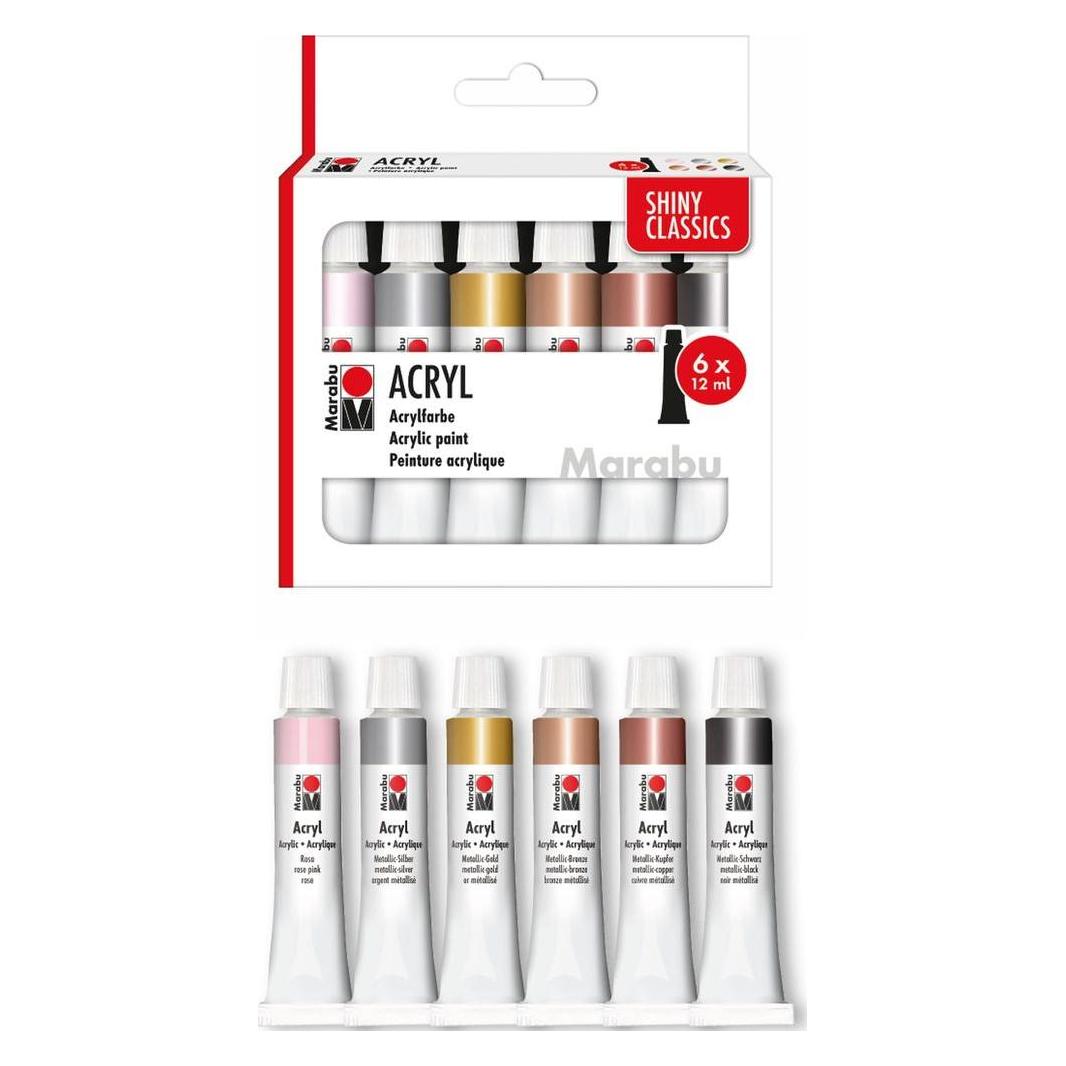 Marabu Acrylfarbe Shiny Clas (72 ml) (1210000000212) Mindestbestellmenge: 6 Stück