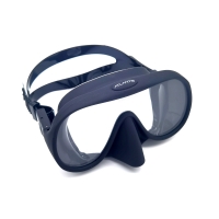 Atlantis Single Glas Mask - Schwarz/Schwarz