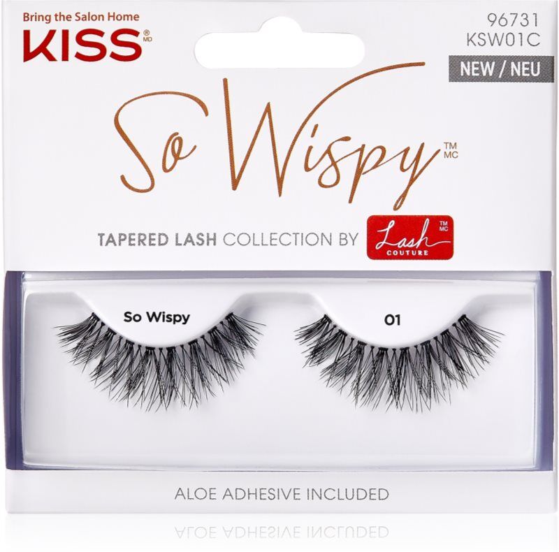 Kiss Lash Couture So Wispy faux-cils 01 1 une paire de