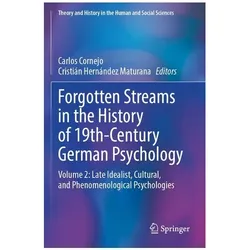 Forgotten Streams in the History of 19th-Century German Psychology, Fachbücher von Carlos Cornejo, Cristián Hernández Maturana