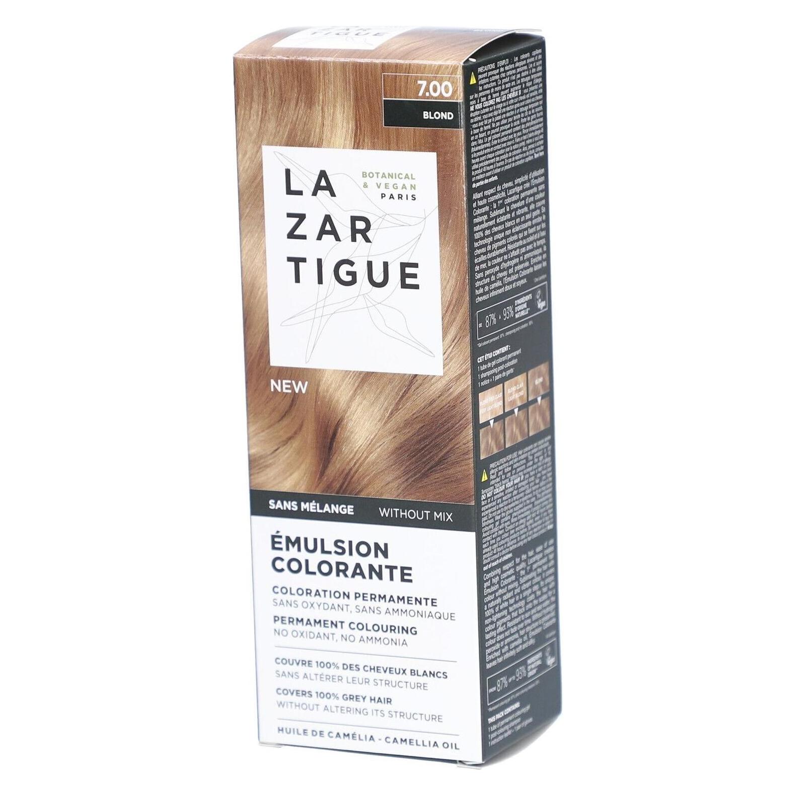 Lazartigue Ammoniakhaltige permanente Haarfarbe in Emulsion (7.00 Blond) (62115803)