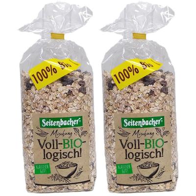Seitenbacher Müsli Vollbiologische Mischung Nr. 815 2x 2x750 g