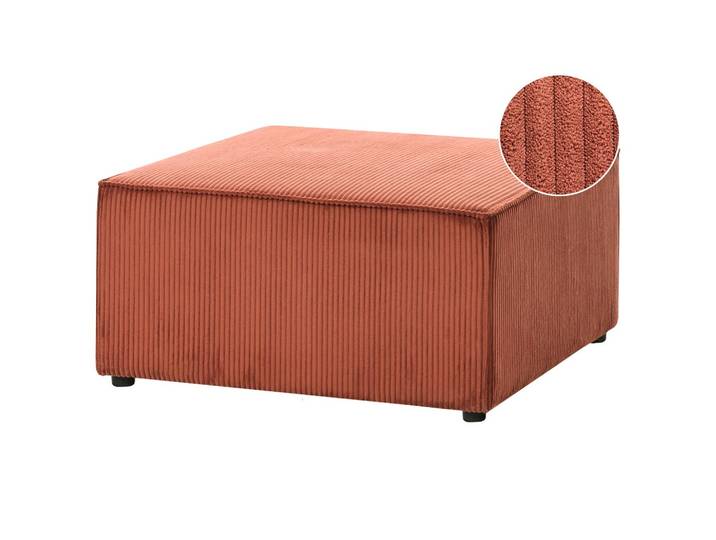 OTTOMANE Cord Goldbraun Lemvig