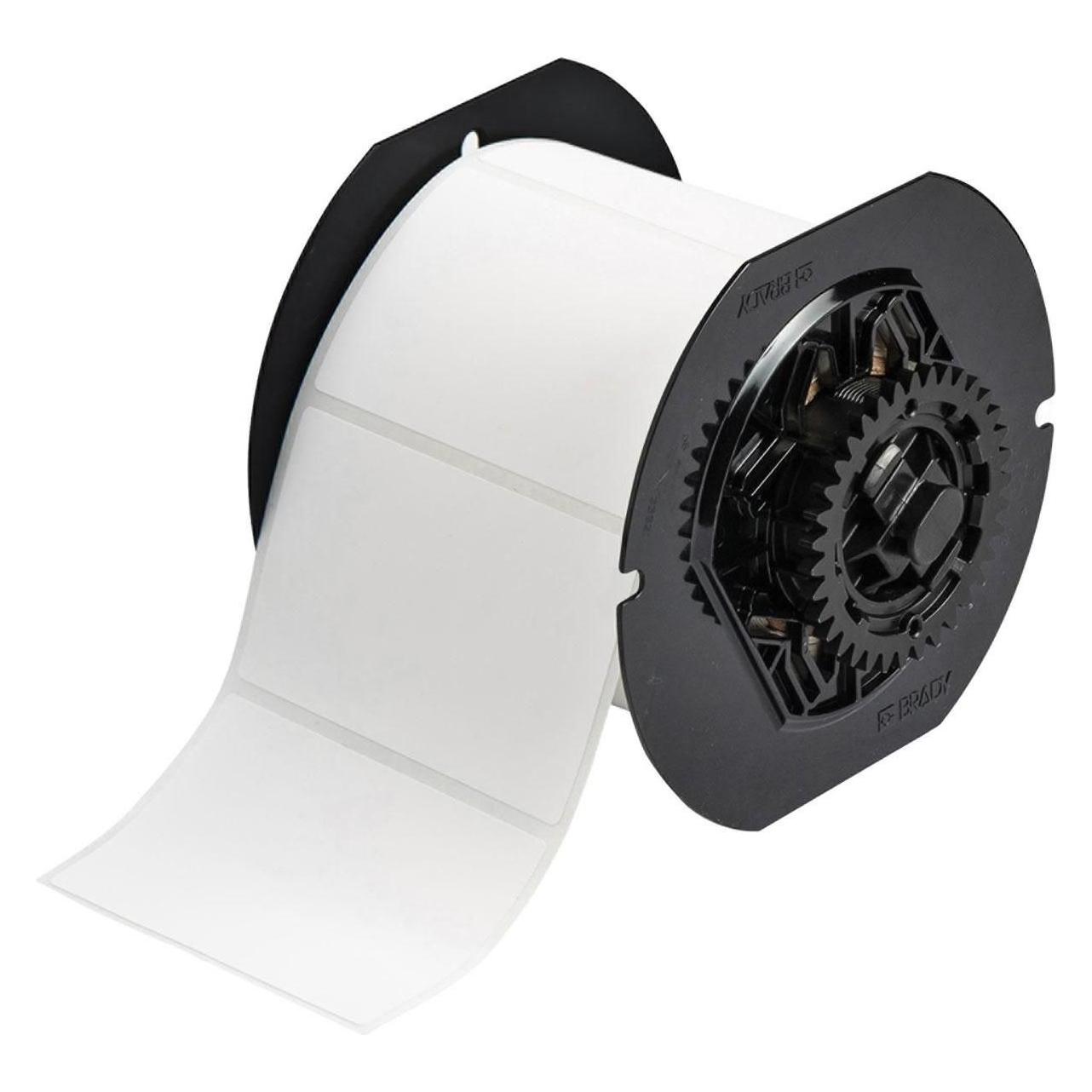 Brady White Label Roll, 76.2mm Width, 50.8mm Height, 500Per Roll Qty (76.20 mm) (B33-19-424)