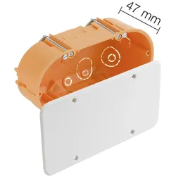 Schlüter Systems LIPROTEC-Z Hohlwand-Verbinderdose mit Deckel doppel Set = 5 Stück
