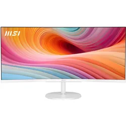 MSI PRO MP341CQW E12 (3440 x 1440 Pixel, 34"), Monitor, Weiss, Schwarz