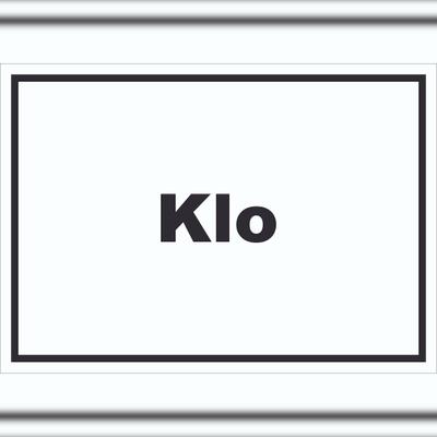 HB-Druck Klo Schild mit Text WC Toilette waagerecht A0 (841x1189mm)