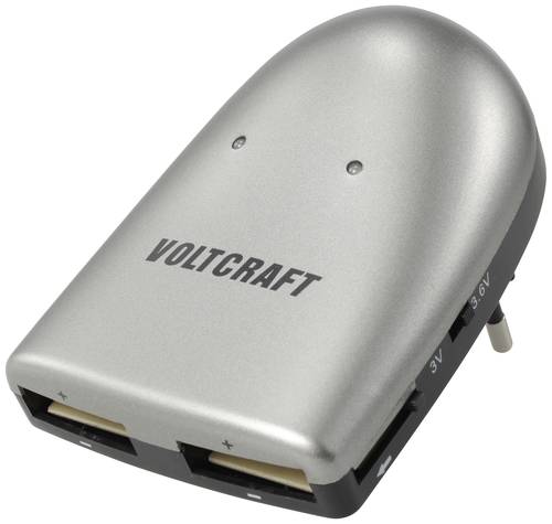 VOLTCRAFT Knopfzellen-Ladegerät LiIon Knopfzellenakku