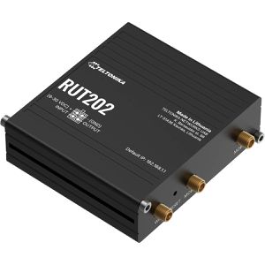 Teltonika WLAN-Router RUT202, RUT202AAAAA0, 4G LTE, bis 150 Mbit/s LTE, Wi-Fi 4, Digital-I/O, PoE-In, Dual-SIM