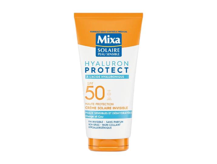 Mixa Hyaluron Protect Peaux Sensibles et Déshydratées Crème Solaire Invisible SPF50 50ml