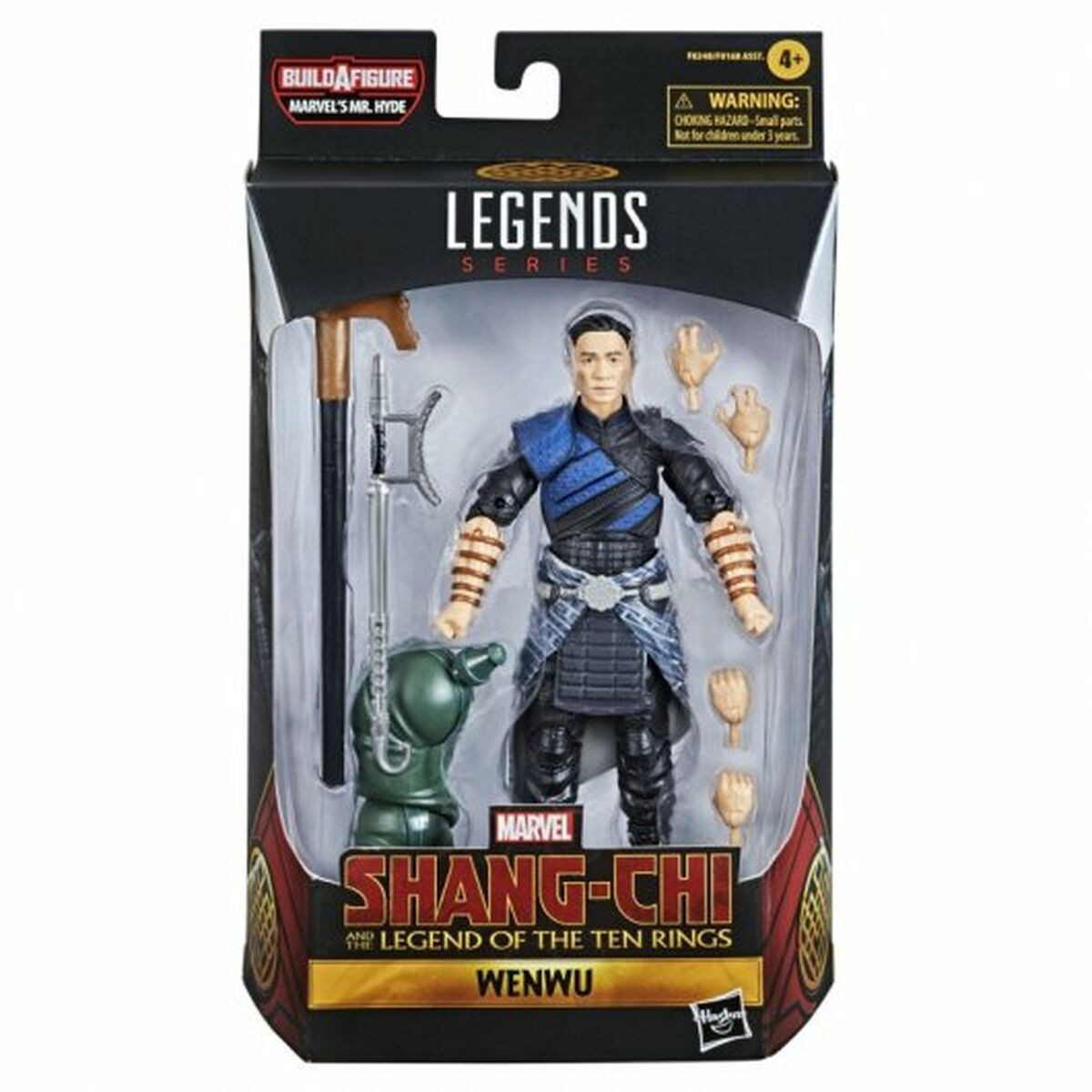 Hasbro Marvel Legends Serie Shang-Chi en de Legende van de Tien Ringen Wenwu Actiefiguur Meerkleurig