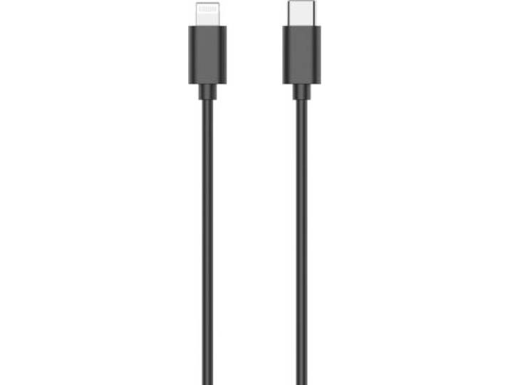Essentielb - Câble Lightning Vers Usb-C 1m Certifié Apple Noir