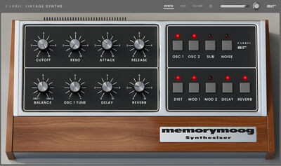 AIR Music Technology Fabric Vintage Memorymoog