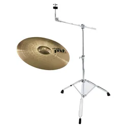 Paiste 18" PST 5 Medium Crash Galgenständer Set