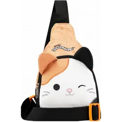 Squishmallows Cam Umhängetasche – Sling Bag Mädchen Schultertasche mit Cam Katze Design