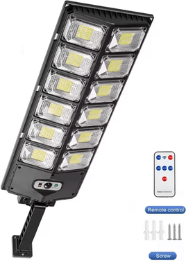 Inspire Curations 8000LM Solar Motion Sensor Street Light Remote Control Outdoor LED Lamp orange