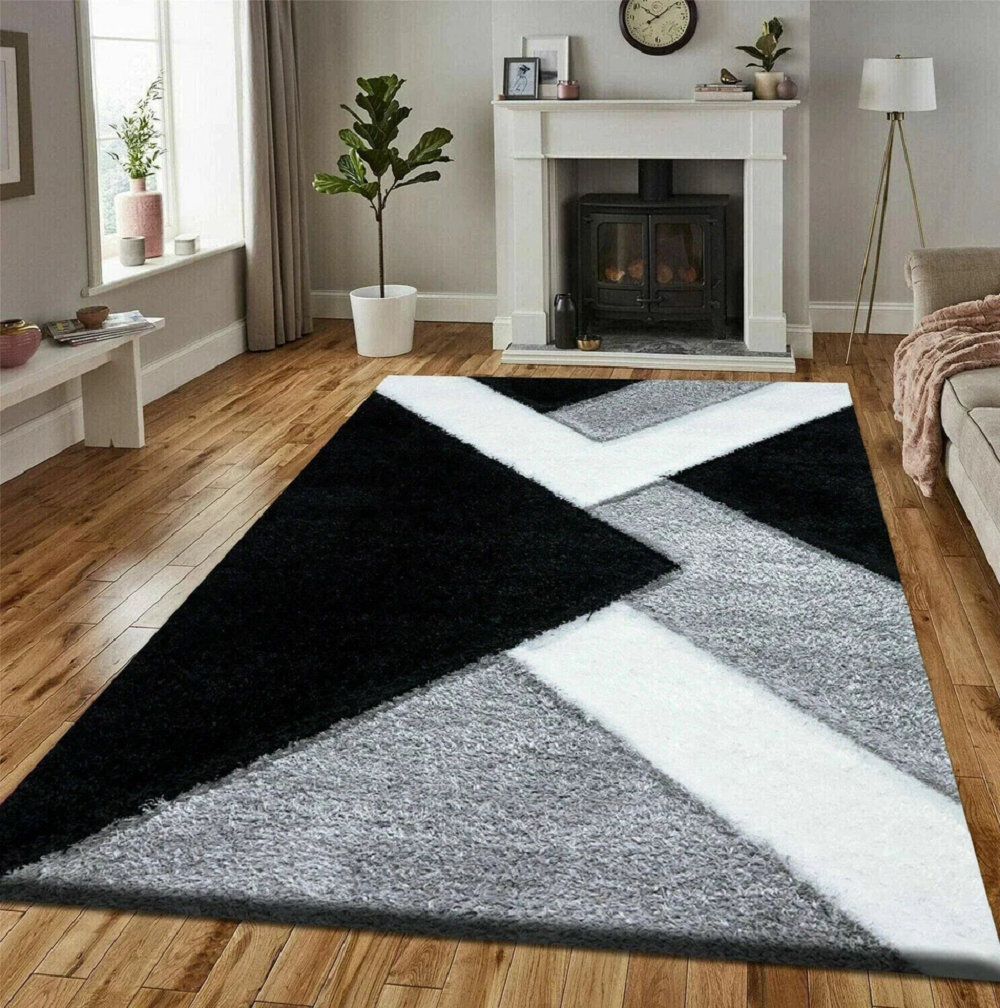 Metro Rectangle Geometric Indoor / Outdoor Area Rug White Rectangle 160 x 230 cm