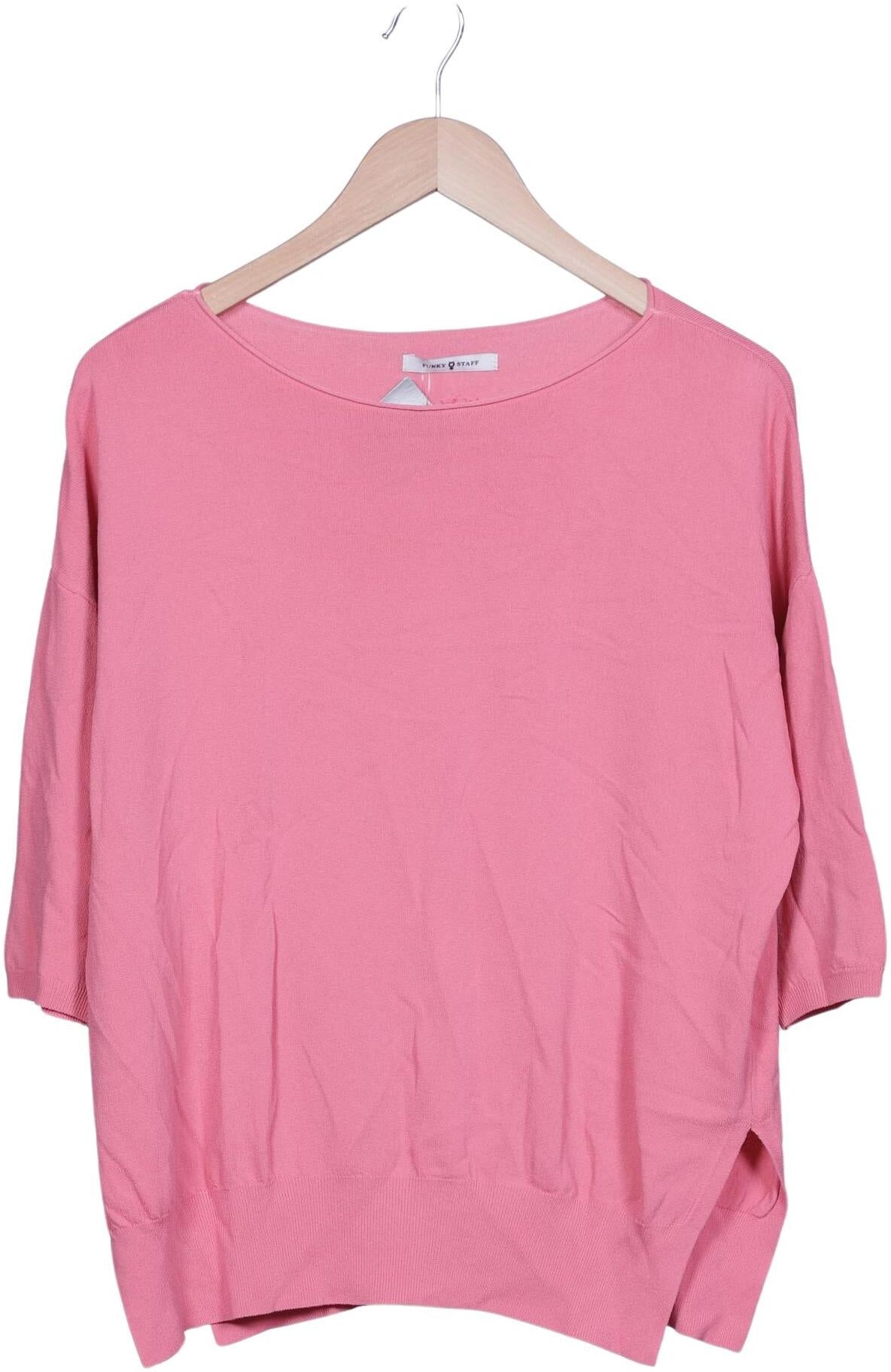 Funky Staff Damen Pullover, Pink, Gr. S, Synthetik / Viskose - Second Hand