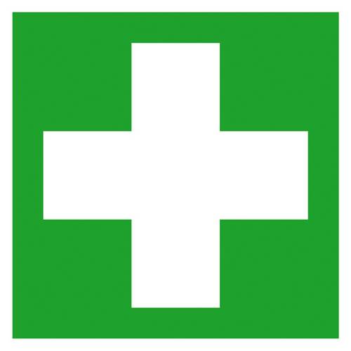 SafetyMarking 15.0057 Hinweisschild Erste Hilfe Aluminium (B x H) 150mm x 150mm ISO 7010 1St.