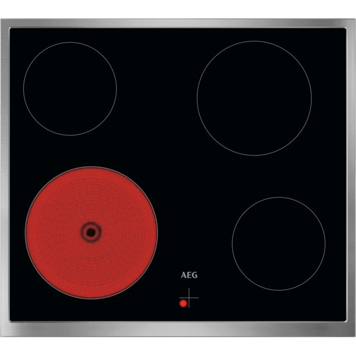 AEG TA64RA00XB herdgebundenes 60 cm Glaskeramikkochfeld Kochfeld/Herdplatte 4 Zone(n) 949 493 050
