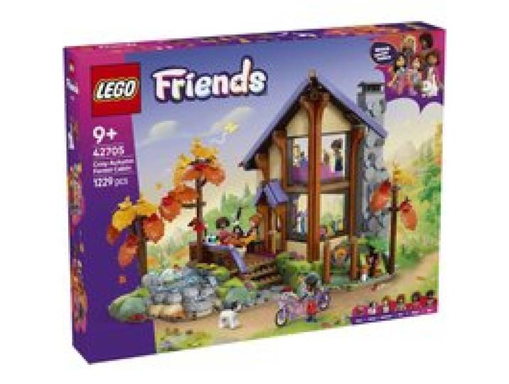 42705 Gemütliche Hütte im Herbstwald
