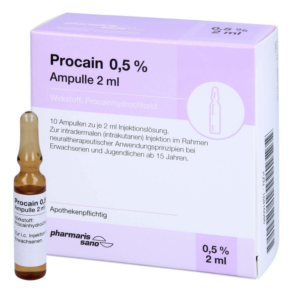 medphano Arzneimittel GmbH Procain 0.5% Ampulle 2ml 16816086