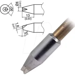 HAK T37-BCR4 - Aktiv-Lötspitze T37-BCR4, 4,0 mm, rille