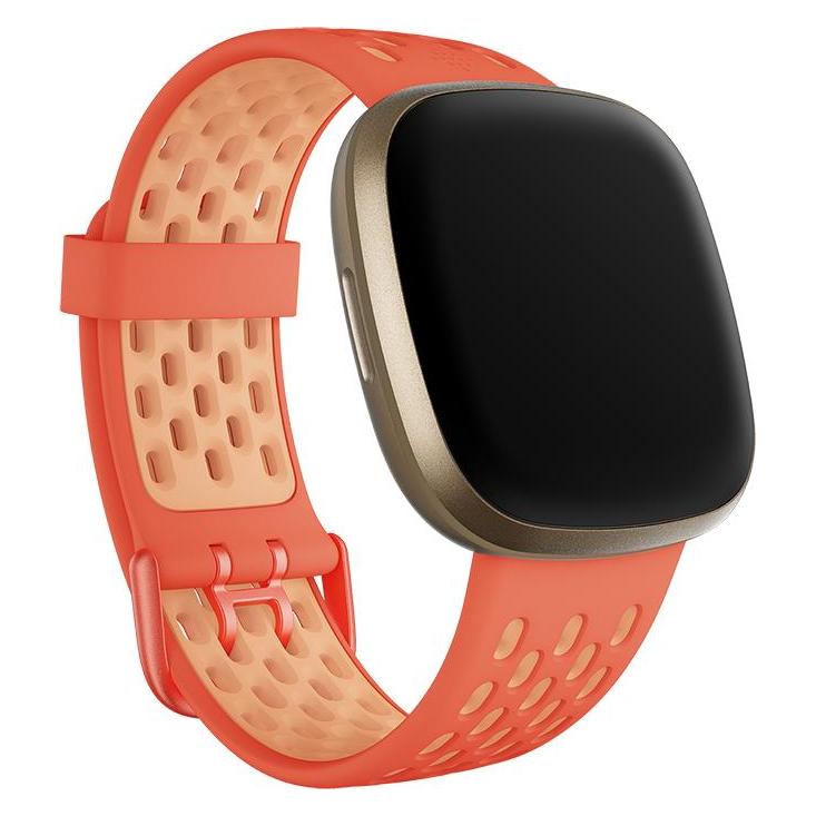 Fitbit Versa 3/Sense Sportarmband L (Silikon) (FB174SBCRPKL)