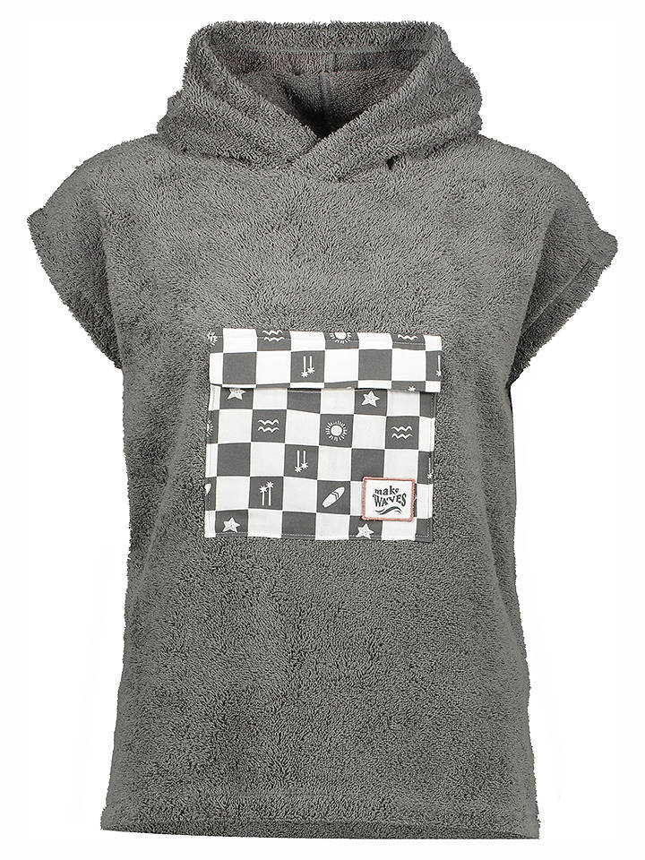 Lässig Badeponcho "Terry" in Khaki - onesize