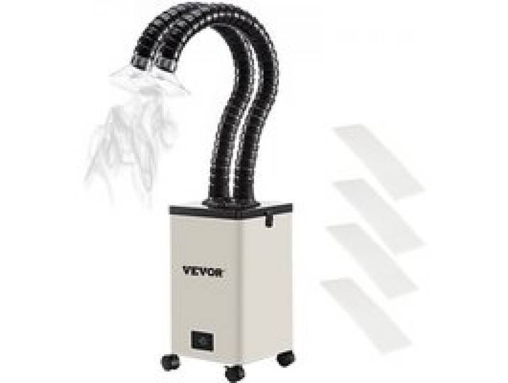 VEVOR Lötrauchabsaugung 150 W Absauger Luftfilter Ventilator Lötdraht Industrie Rauchabzugsfilter für Lötstation Kleine Werkbank 220 V