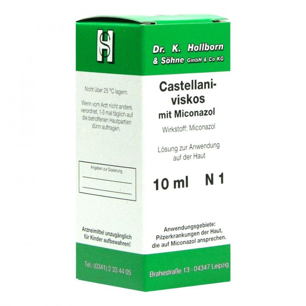 Dr.K.Hollborn & Söhne GmbH & Co. KG Castellani viscos mit Miconazol 00912770