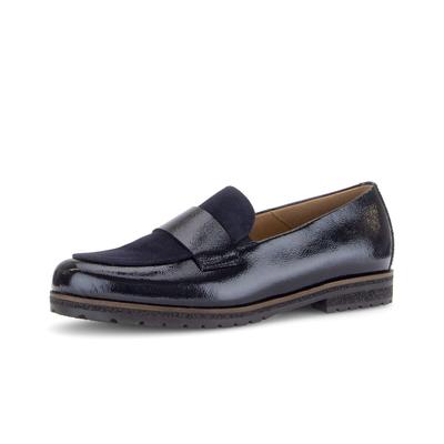 Slipper GABOR "Slipper", Damen, Gr. 42, blau, Schuhe Slipper