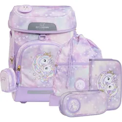 Beckmann Plus Air - 6-tlg. Schulranzenset - Unicorn Princess Purple Koffer24