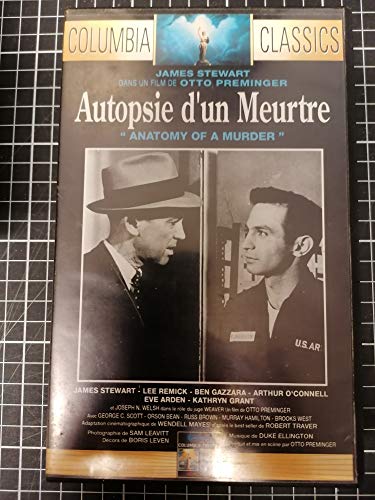 Otto Preminger - Autopsie d'un meutre (vf) [VHS] - Preis vom 11.10.2026 03:10:56 h