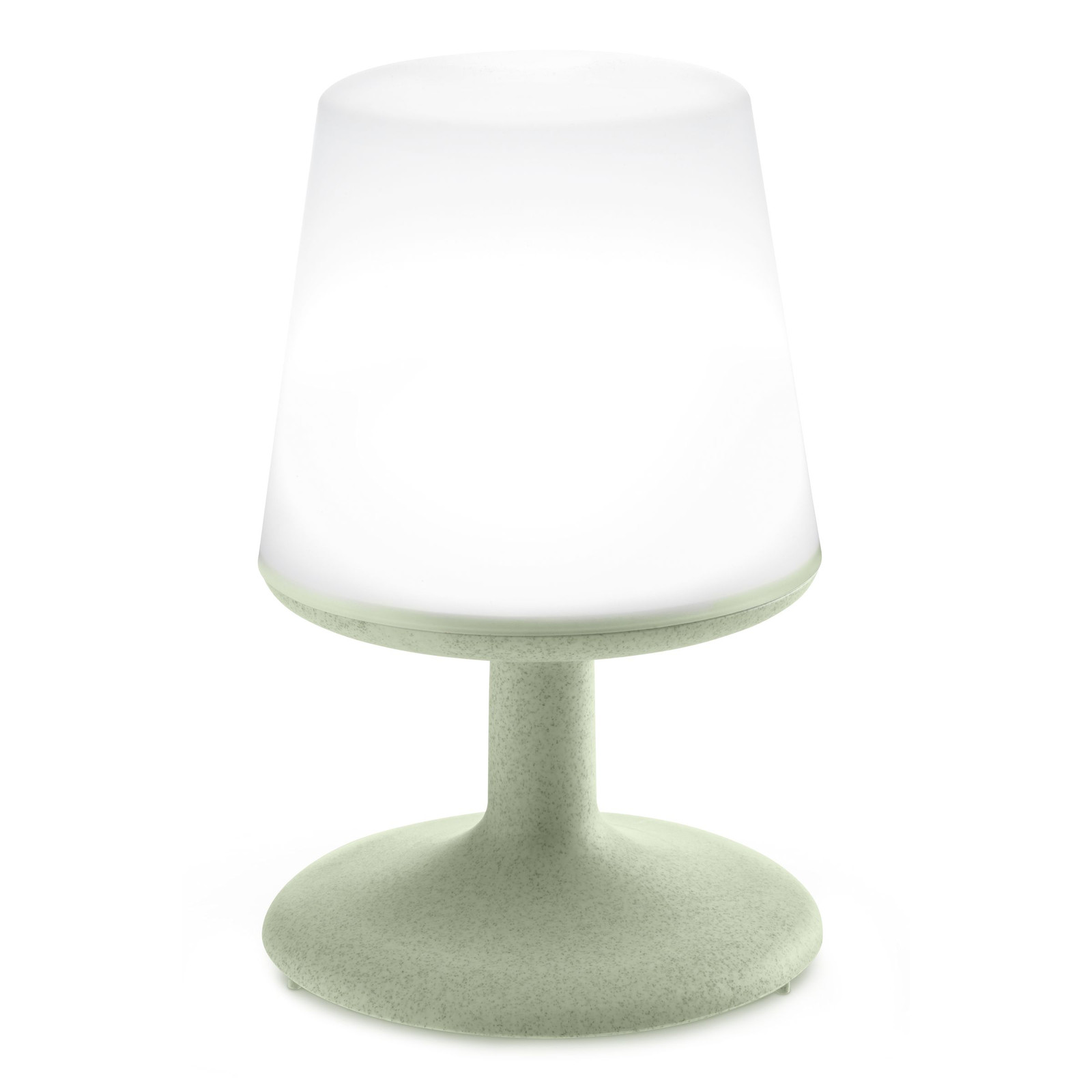 Koziol Light To Go Organic LED tafellamp met USB, Groen/Wit