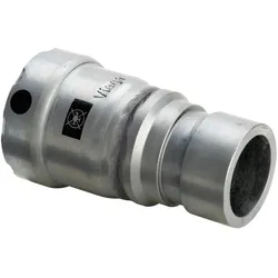 Viega, Rohrverbindungstechnik, Megapress-Übergangsstück, DN 40, d 48,3mm Stahl unlegiert, Zink-Nickel-Beschichtung Modell 4213.1