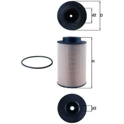 Kraftstofffilter MAHLE KX 191/1D