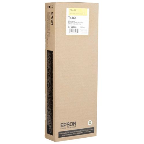Epson Tintenpatrone yellow T 636 700 ml T 6364