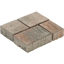 Diephaus Pflastersteine VIA PATIO Mehrformat 42 Stück Muschelbeige