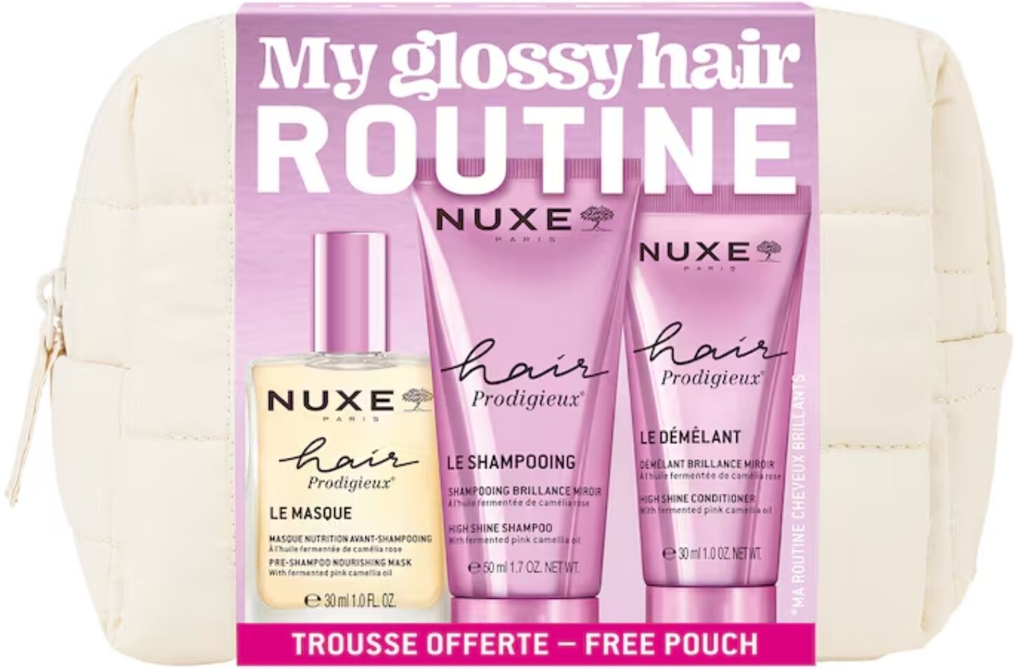 Nuxe Hair Trousse Découverte 3 Produits
