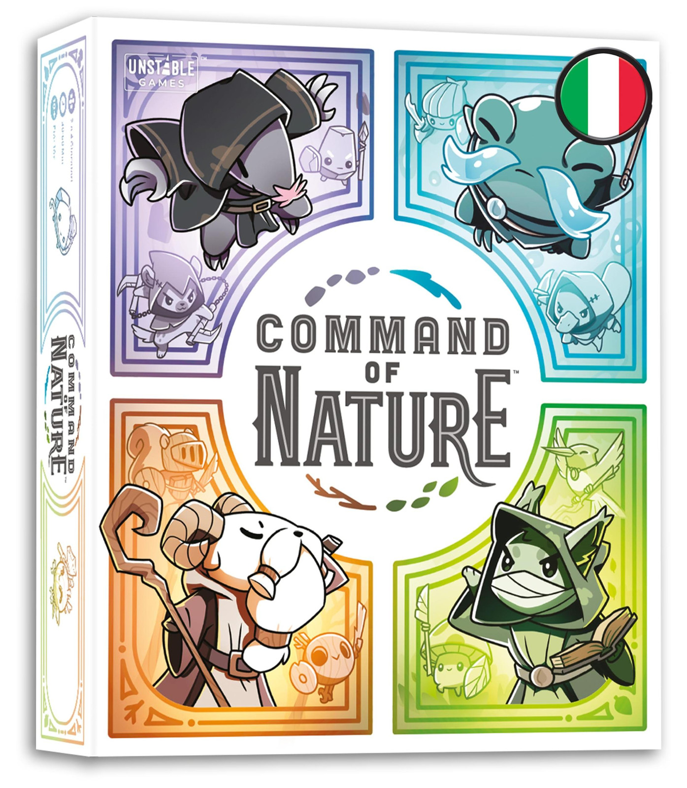 Asmodee Command of Nature bordspel voor 2 tot 4 spelers vanaf 10 jaar Italiaanse editie