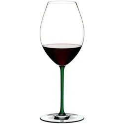 Riedel Fatto A Mano Old World Syrah, Weingläser, Grün