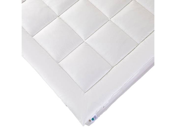 MATRATZENTOPPER 90/200 cm, Schurwolle & Funktionsfaser