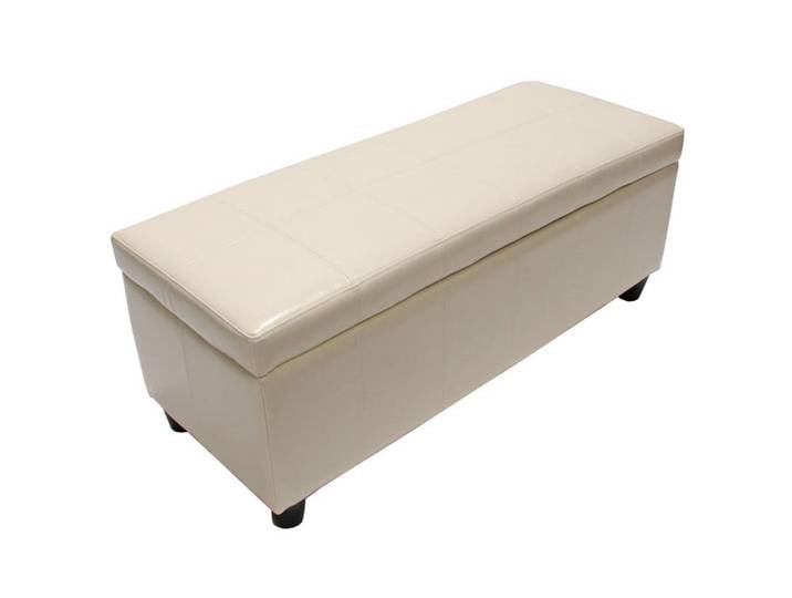TRUHENBANK MIT AUFBEWAHRUNG Beige