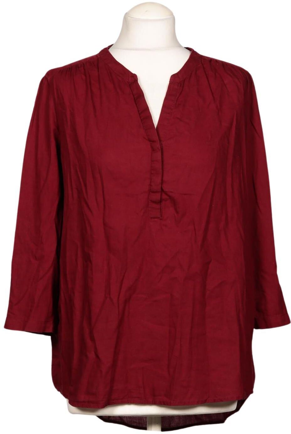Stradivarius Damen Bluse, Rot, Gr. S, Baumwolle - Second Hand