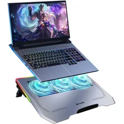 Mozo Podstawka ch??odz??ca LS6-RGB, Notebook Ständer, Schwarz