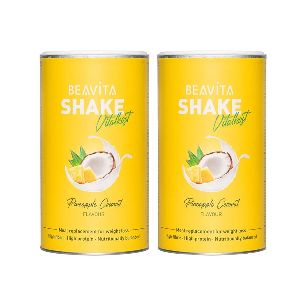 Beavita Vitalkost Plus Kokos-Ananas 572g Doppelpack 2x572 g Pulver